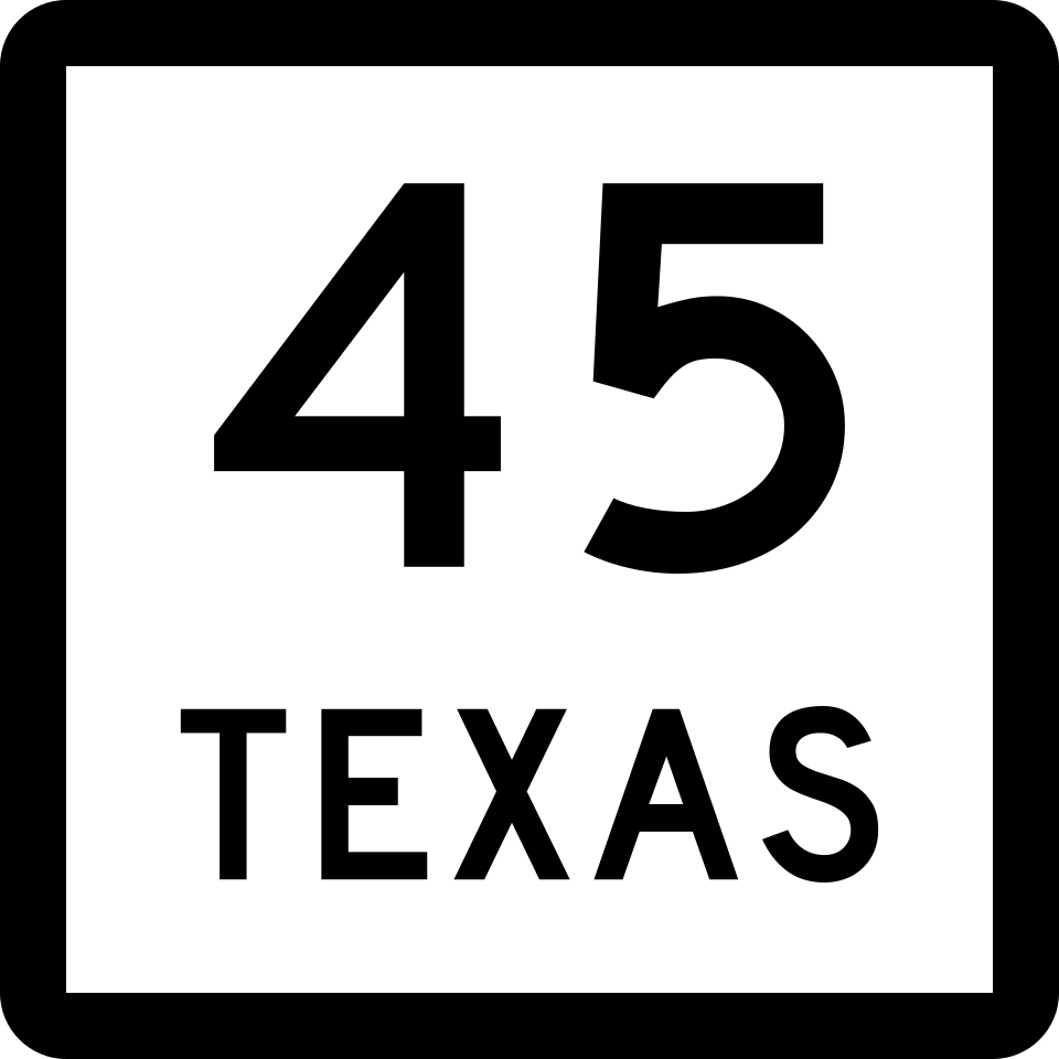 Texas Route 45 shield
