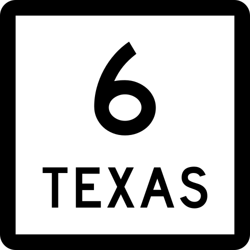 Texas Route 6 shield