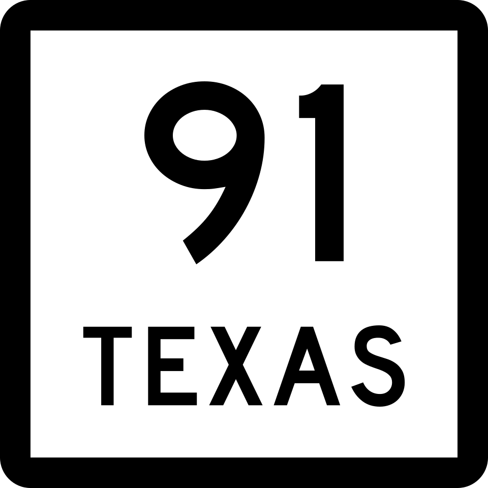 Texas State Highway 91 shield