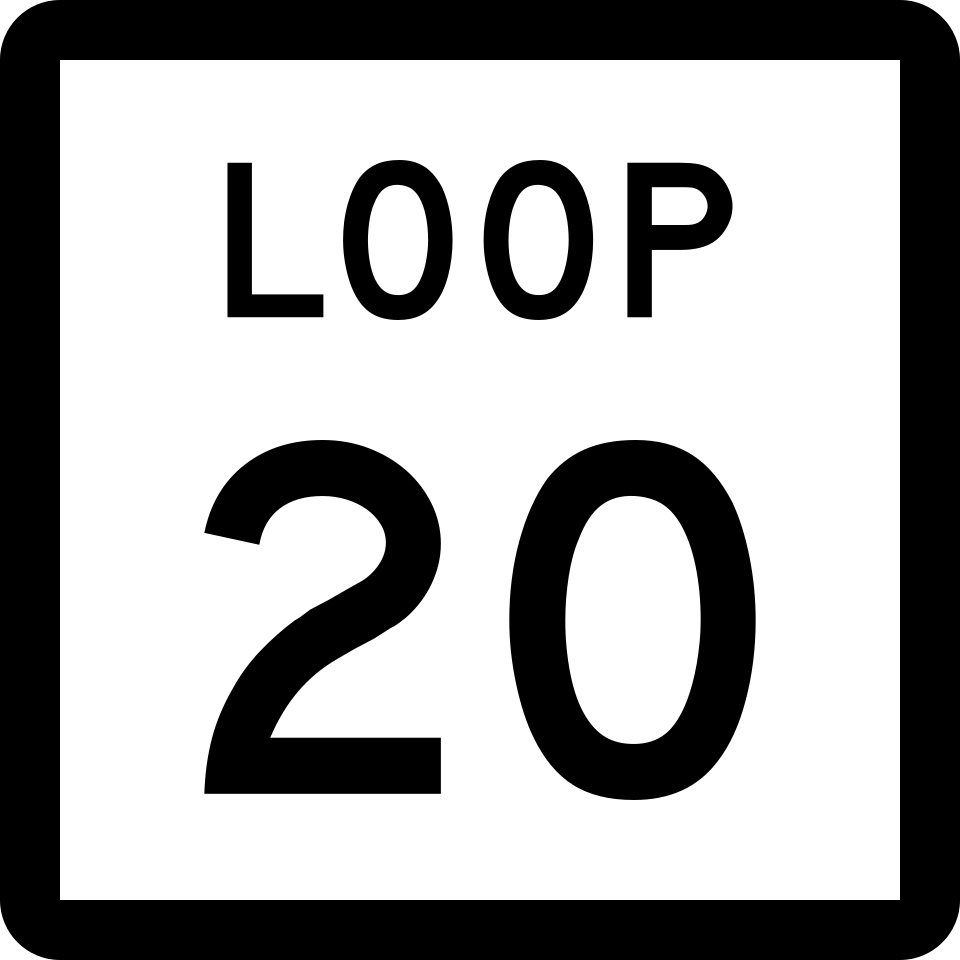 Texas Loop 20 shield