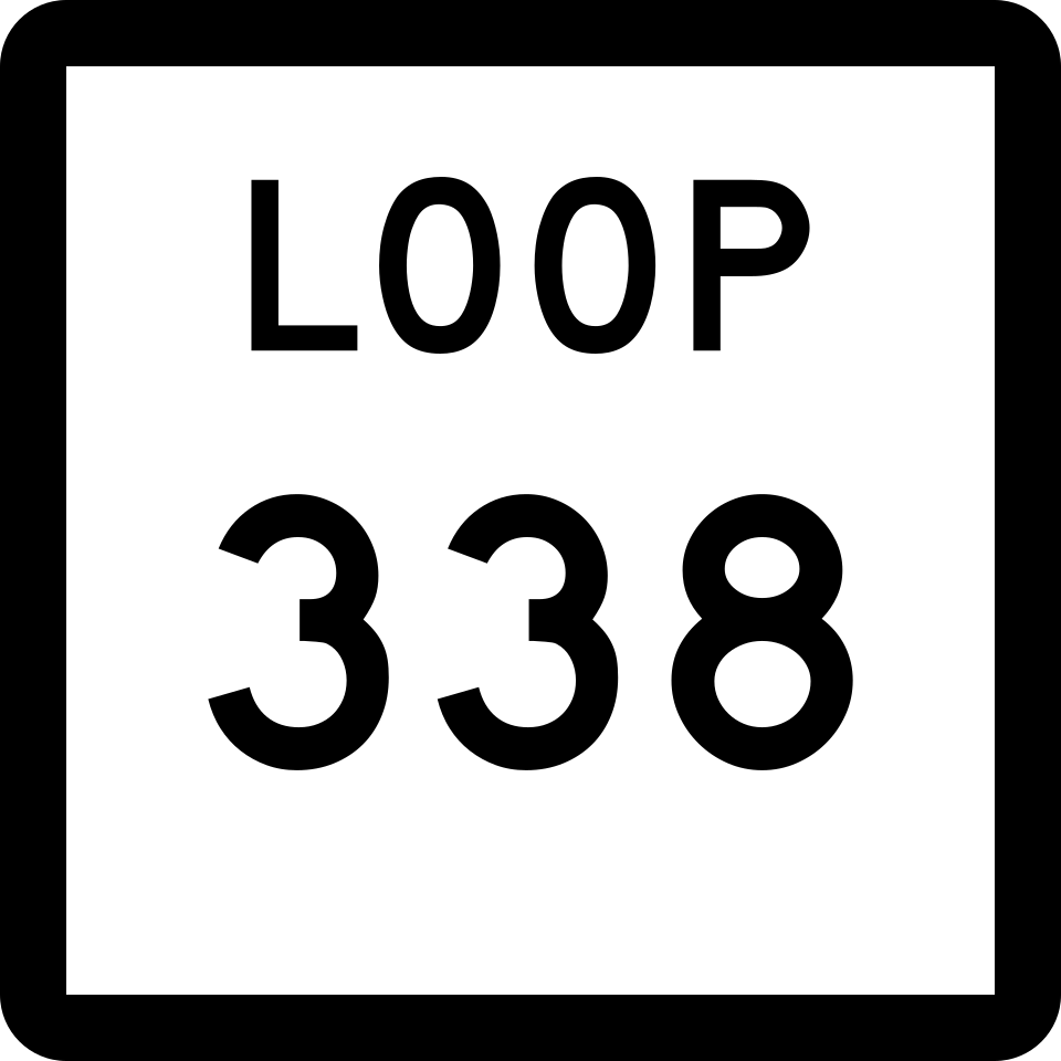 Texas Loop 338 / Odessa Beltway shield