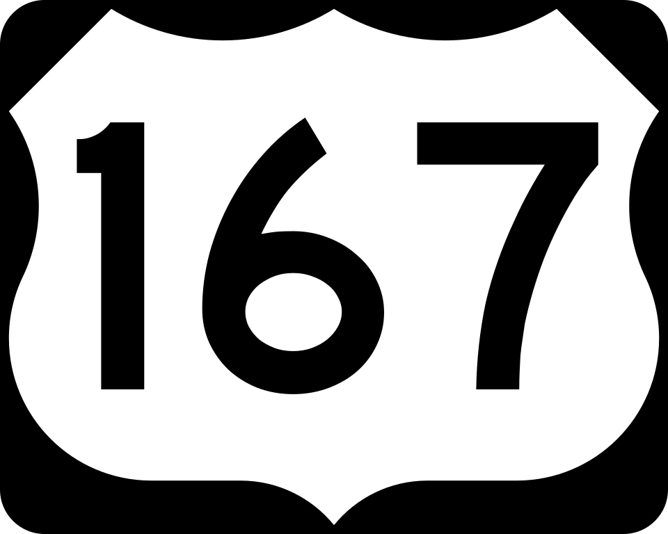 US Route 167 shield