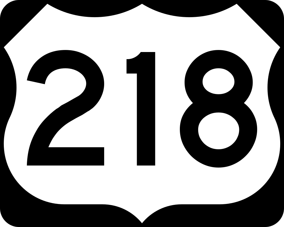 US Route 218 shield