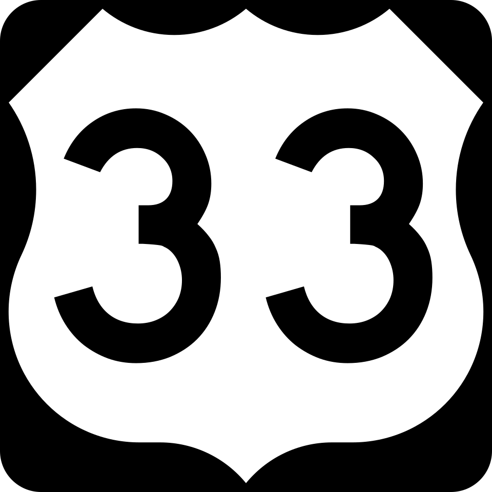 US Route 33 shield