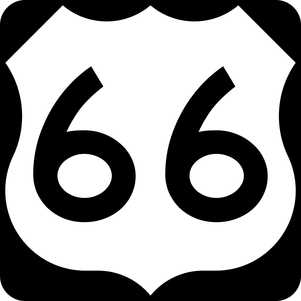 Historic US Route 66 shield
