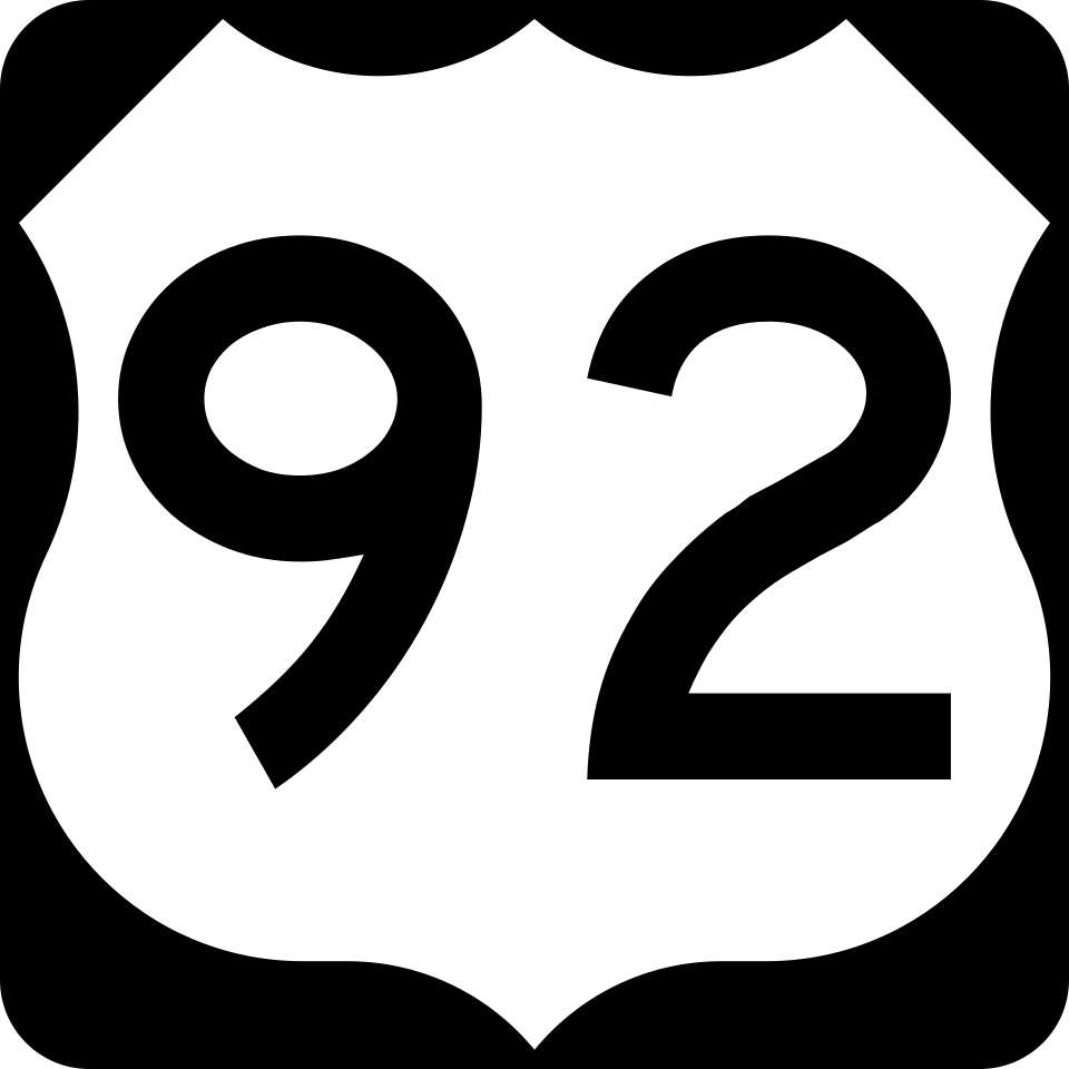US Route 92 (International Speedway Boulevard) shield