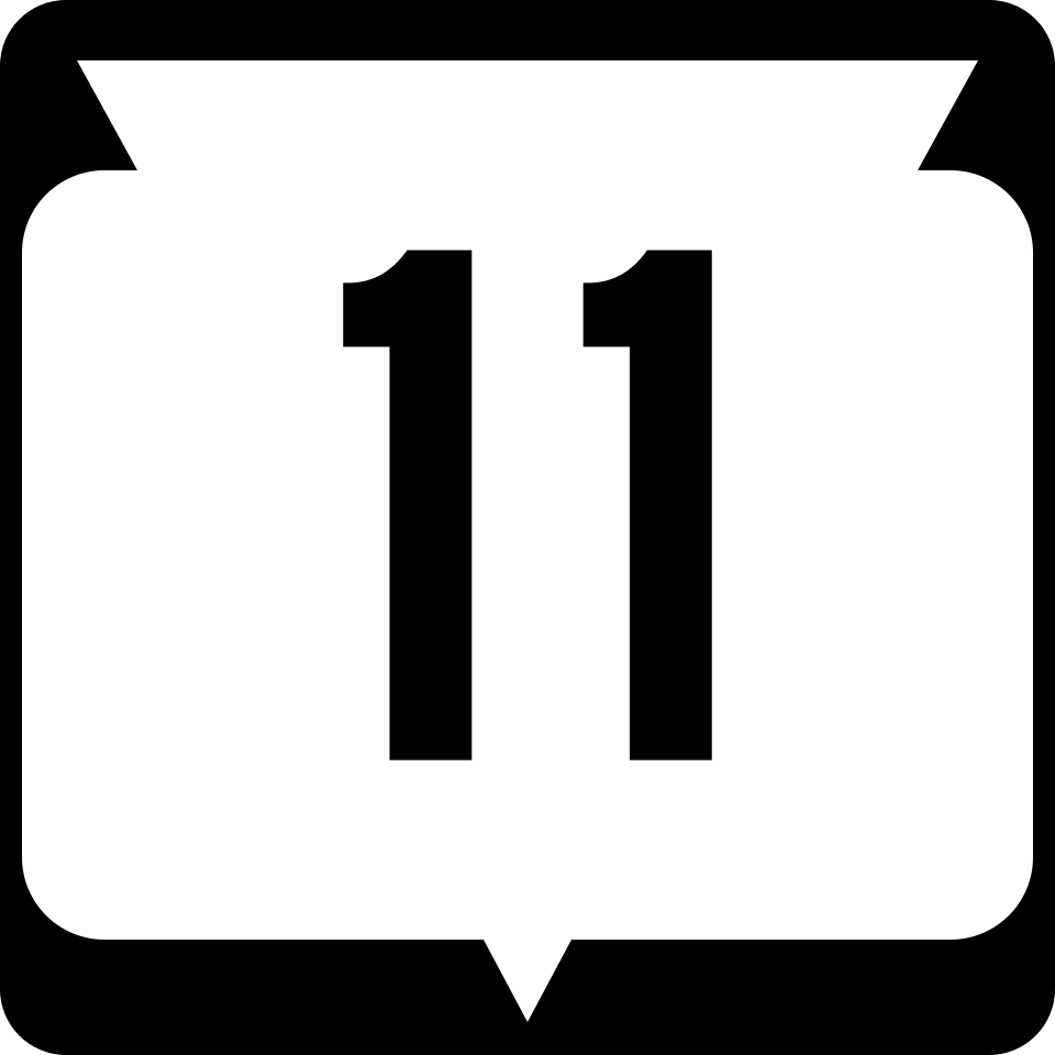 Wisconsin Highway 11 (Racine Avenue) shield