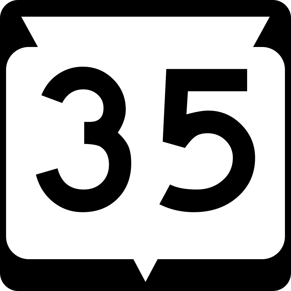 Wisconsin Highway 35 / Great River Road shield